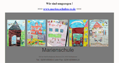 Desktop Screenshot of marienschule-re.eu