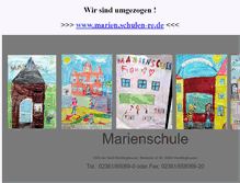 Tablet Screenshot of marienschule-re.eu